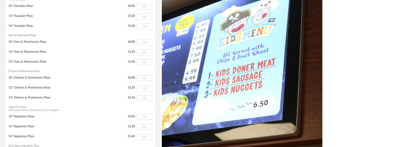 Antep Kebab House Menu