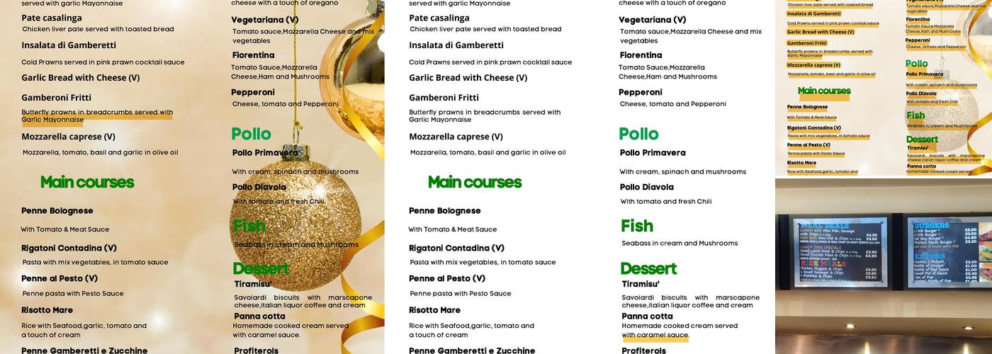 Atlantis Fish Bar Menu