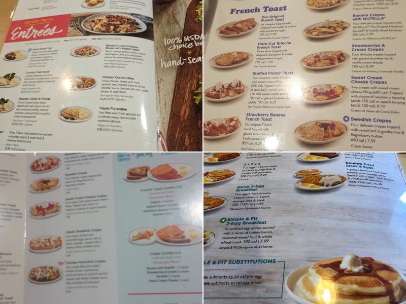 IHOP Menu