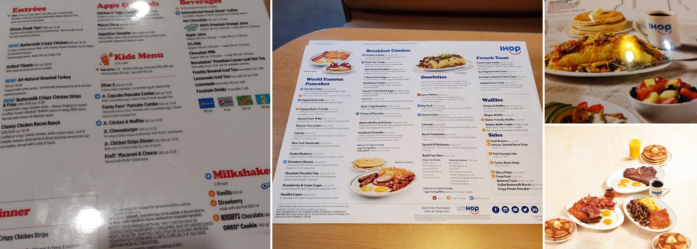IHOP Menu