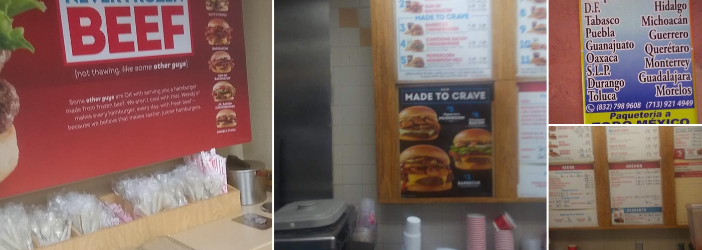Wendy's Menu