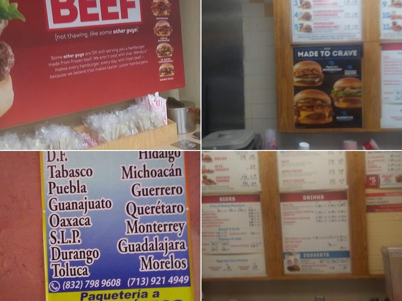 Wendy's Menu