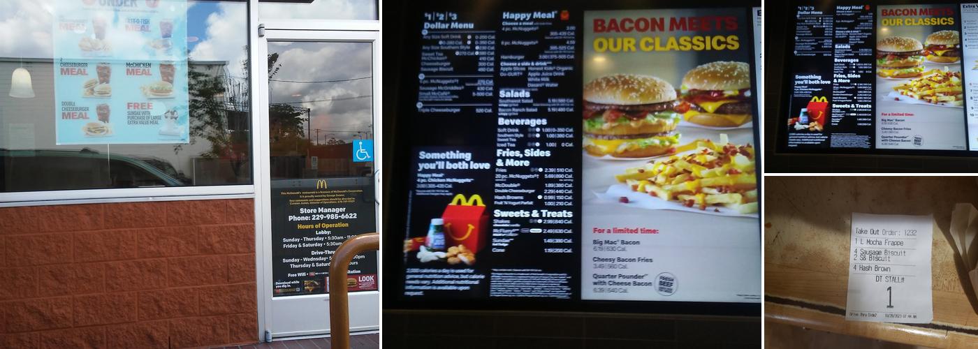 McDonald's Menu