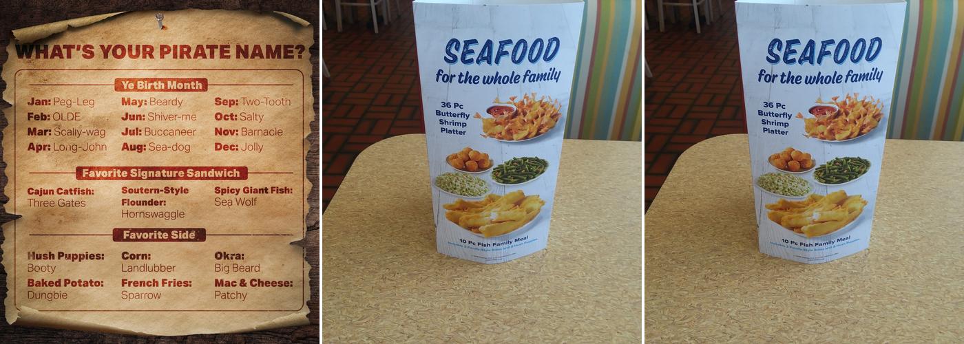 Captain D's Menu
