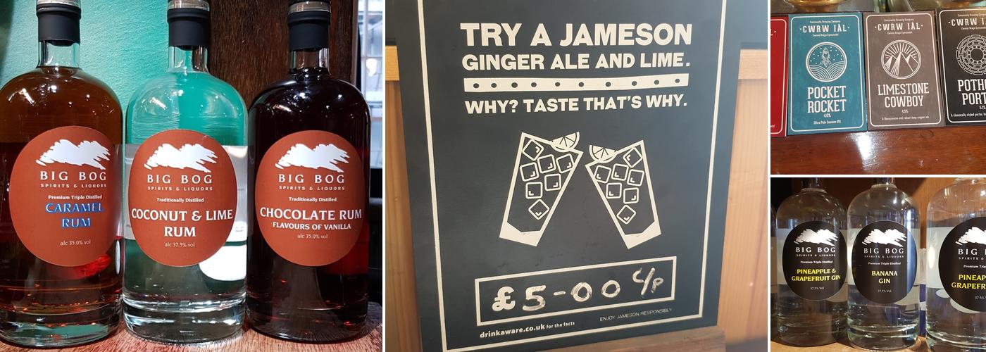 Patricksbar.com Menu