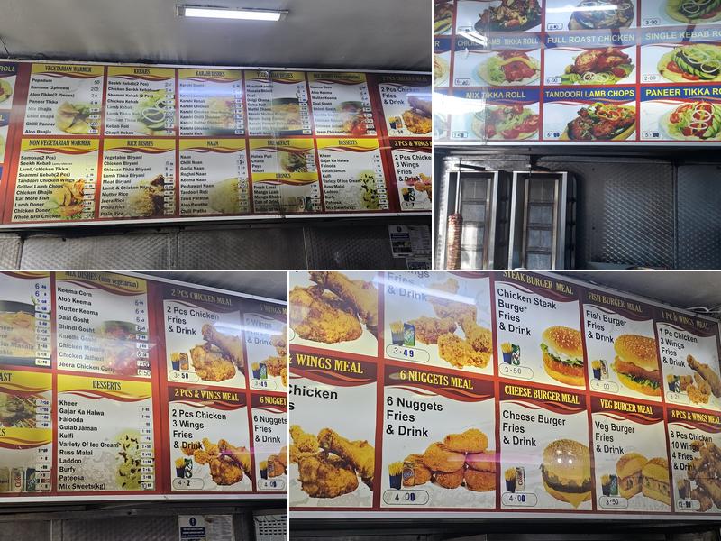 Baba Zeera Kebabish Menu