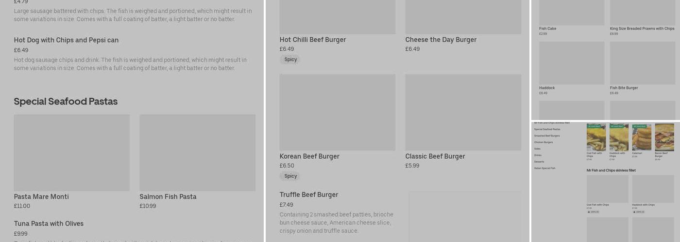 Barlestone Fish Bar- Leicestershire Menu