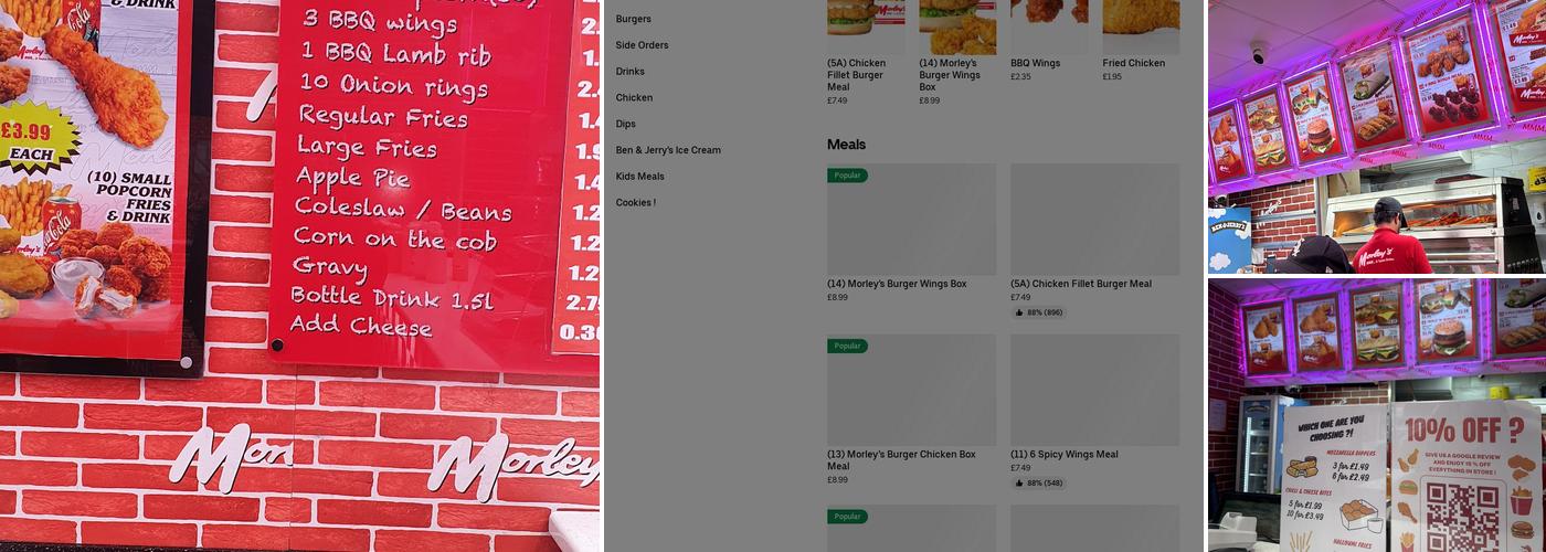 Morley's Fried Chicken - Enfield Menu