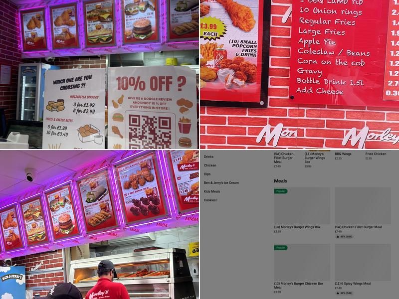 Morley's Fried Chicken - Enfield Menu