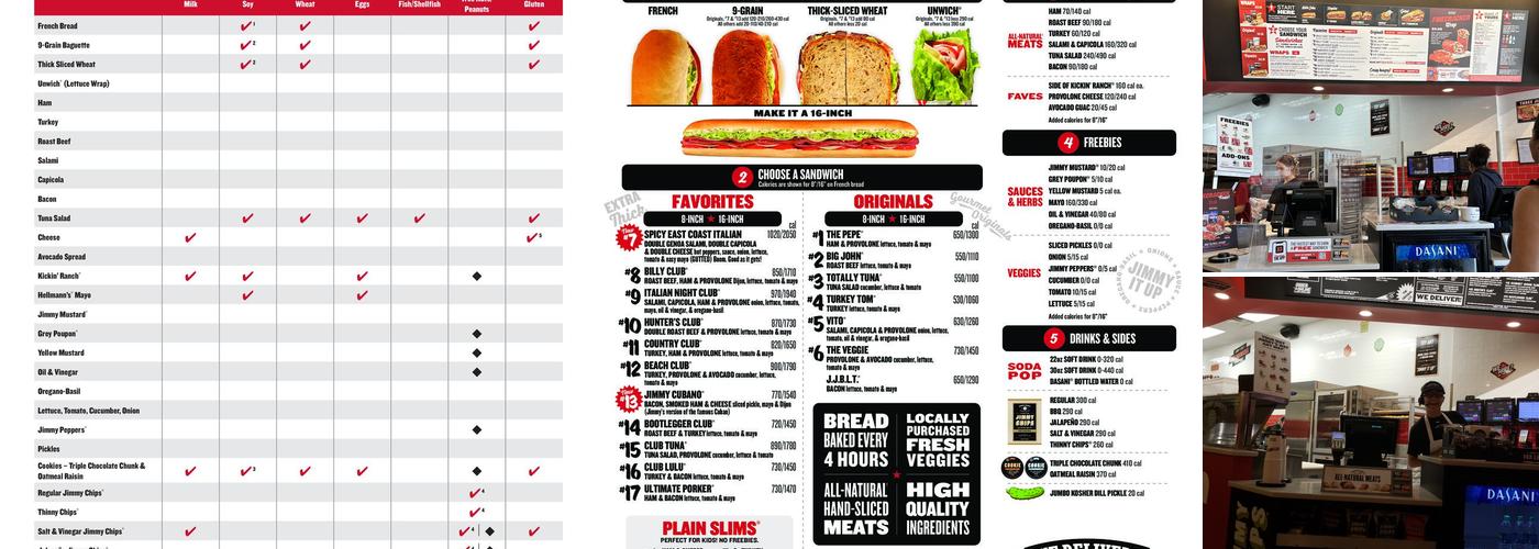 Jimmy John's Menu