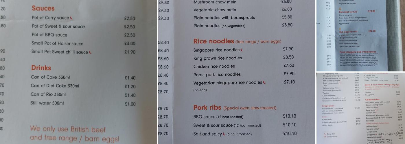 Lantern.House Barnham Menu