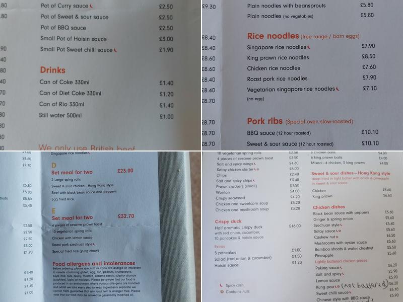 Lantern.House Barnham Menu