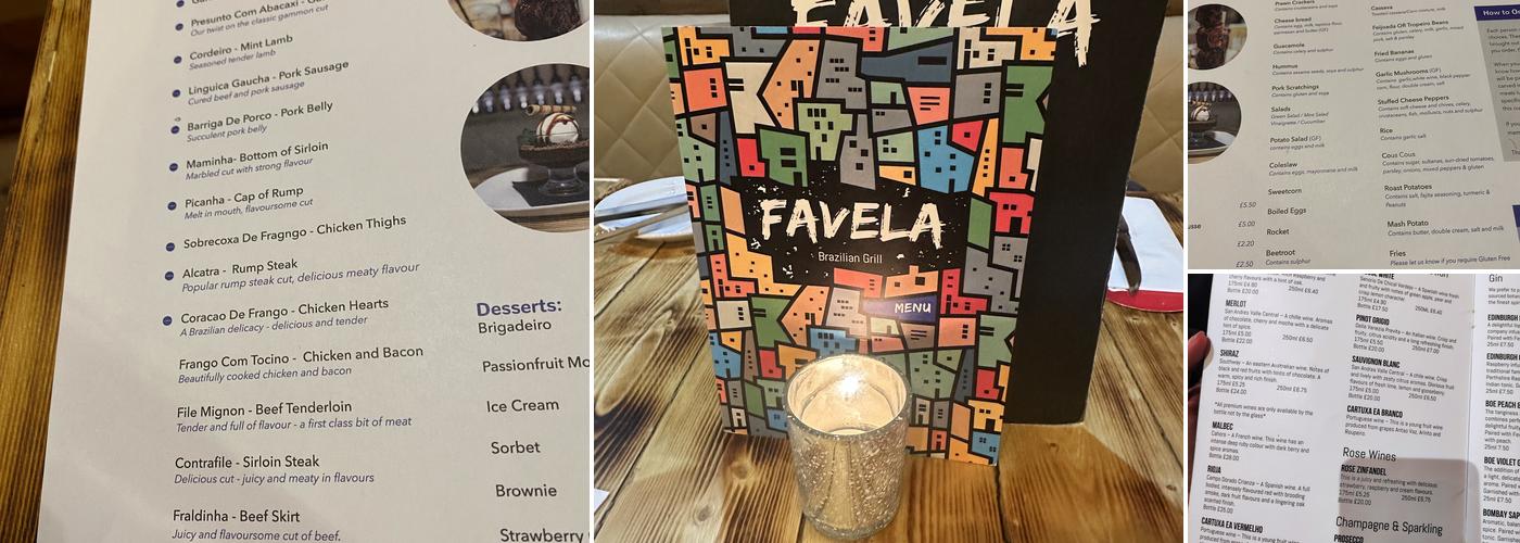 Favela Brazillian Grill Menu
