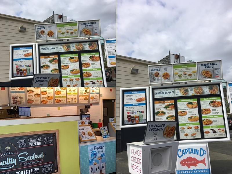 Captain D's Menu