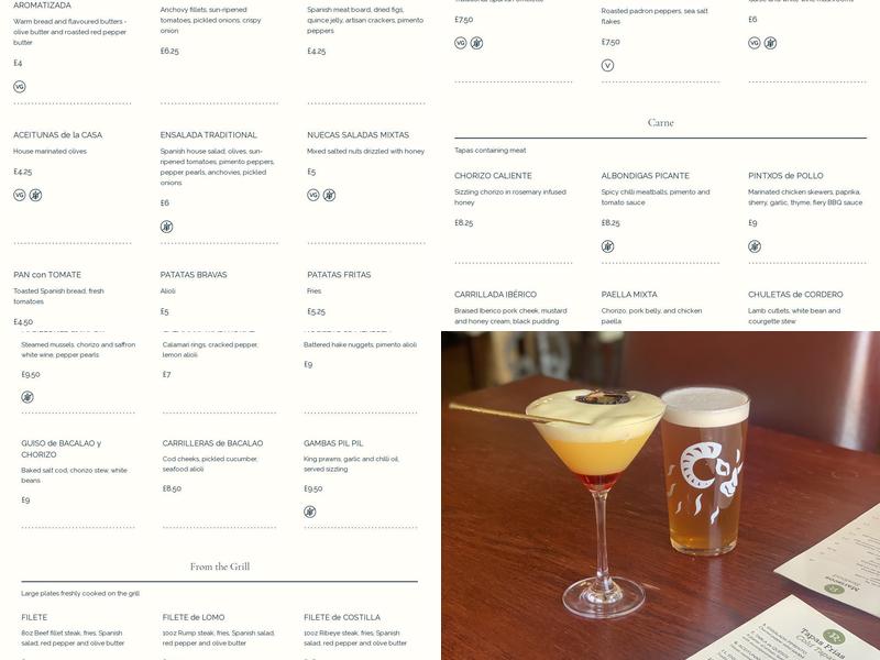 The Royal Pub & Restaurant Menu