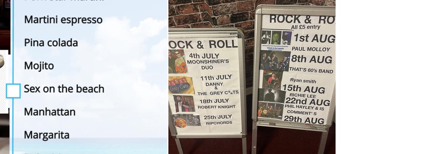 The Dale Tavern Menu