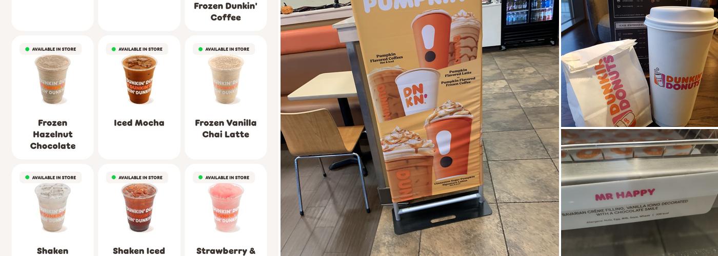DUNKIN' Rockingham Menu