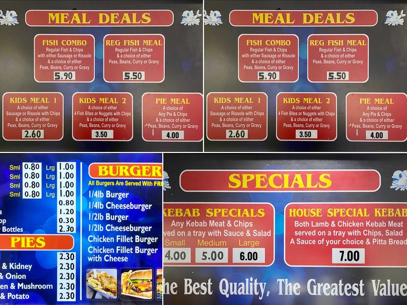 Abbey Fisheries Menu