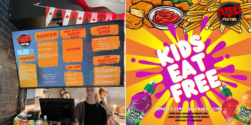 Pou Poutine Menu