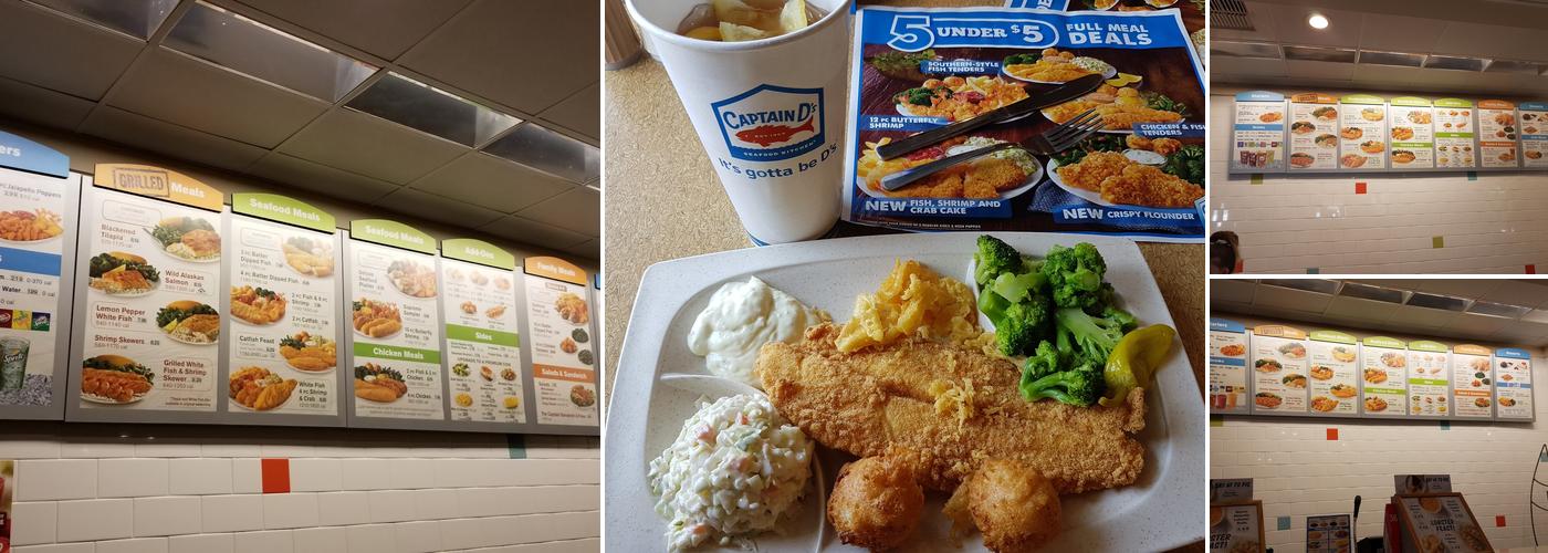 Captain D's Menu