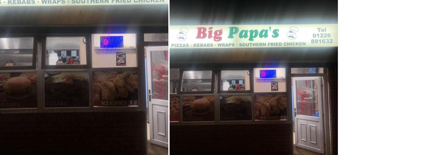 Big Pappa's pizza takeaway