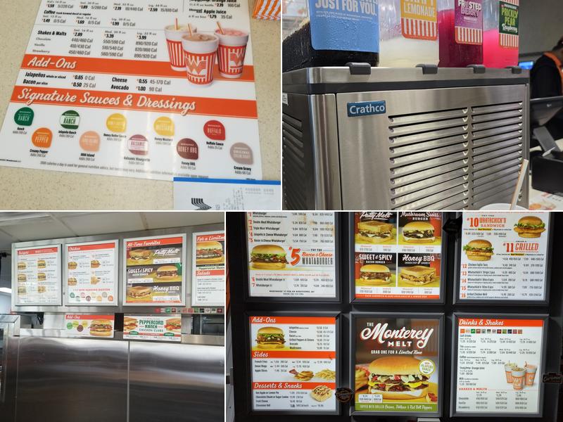Whataburger Menu