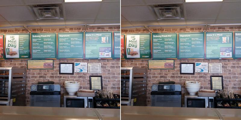 Subway Menu