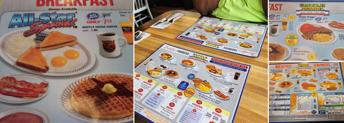 Waffle House Menu