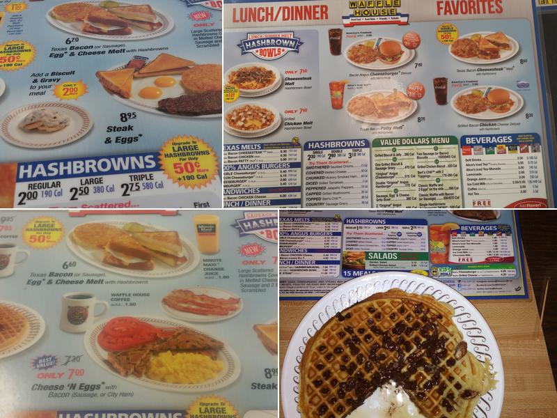 Waffle House Menu