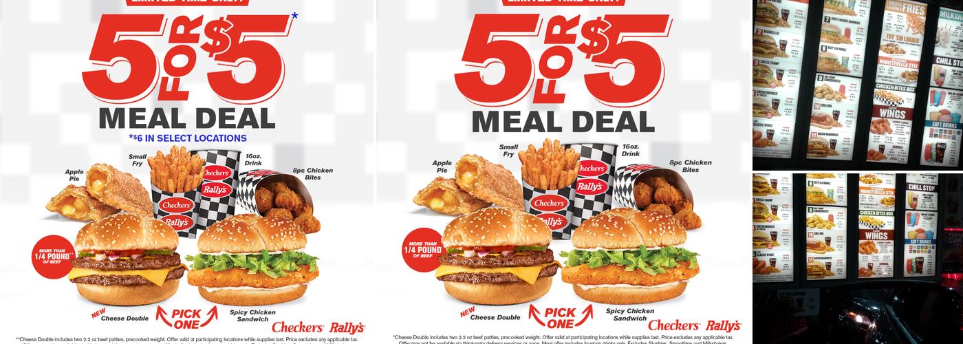 Checkers Menu
