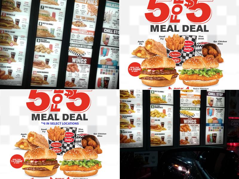 Checkers Menu