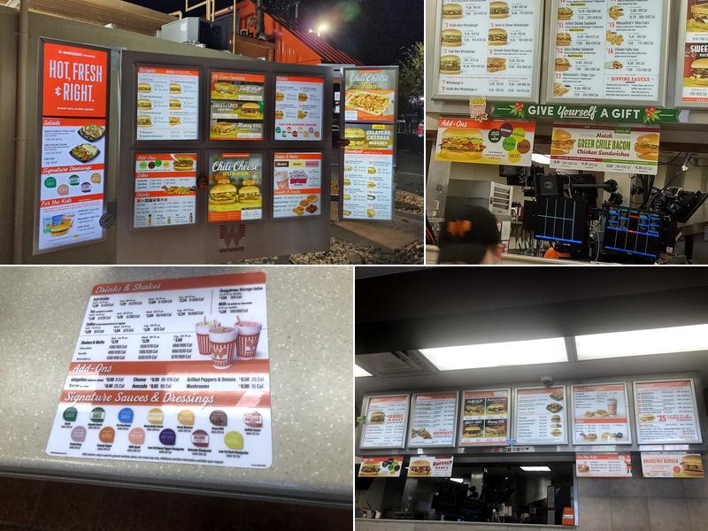 Whataburger Menu