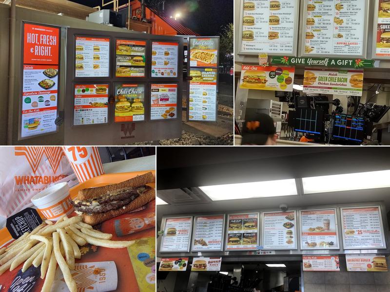 Whataburger Menu