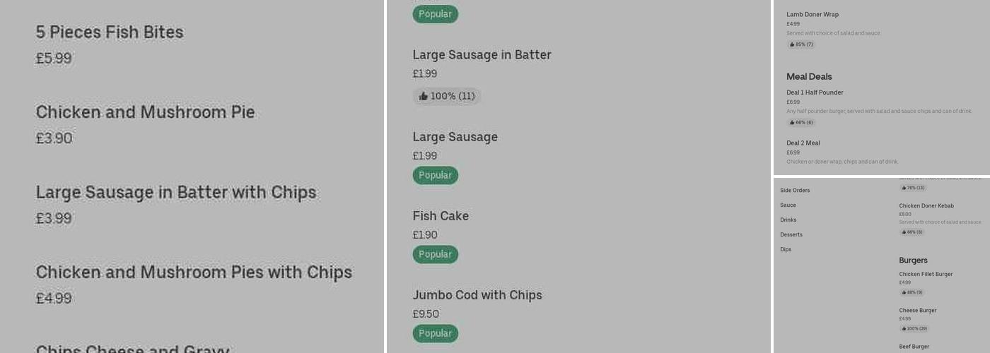 Smart Kebab House Menu