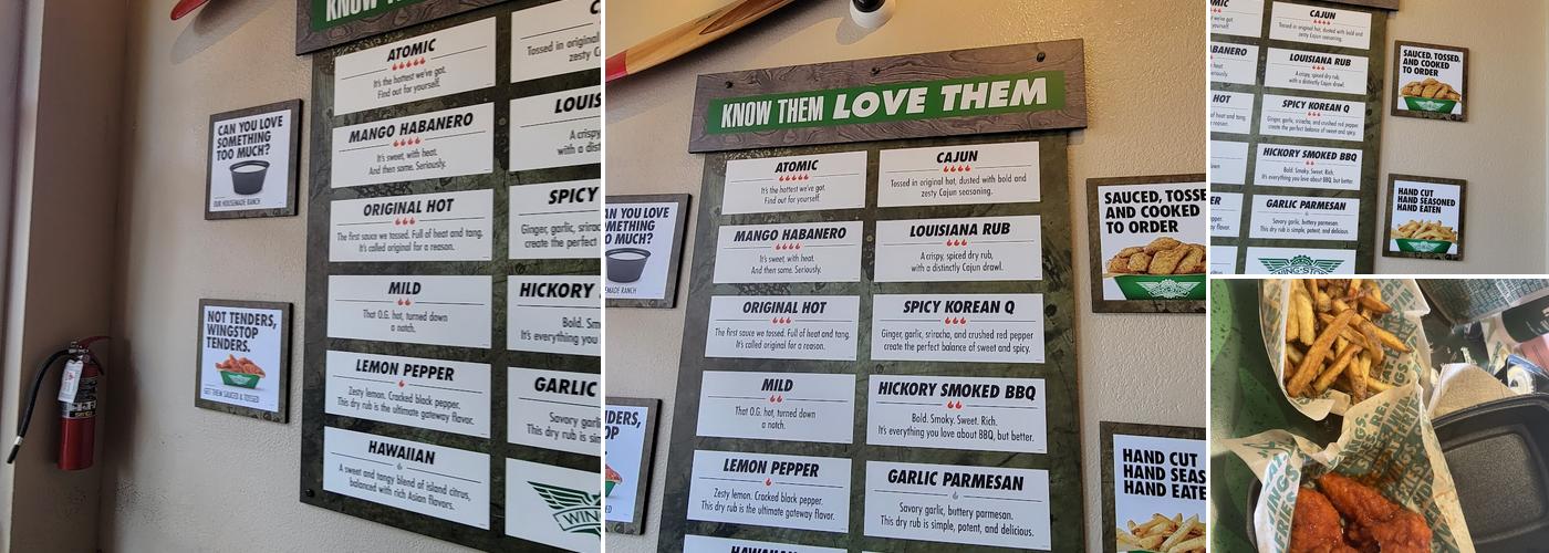 Wingstop Menu