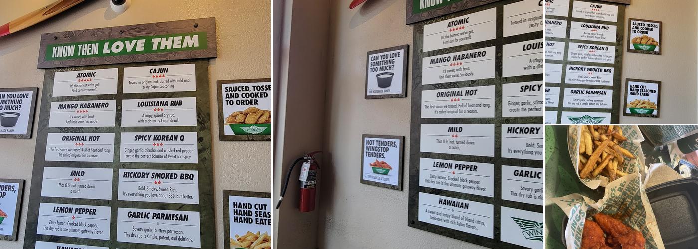 Wingstop Menu