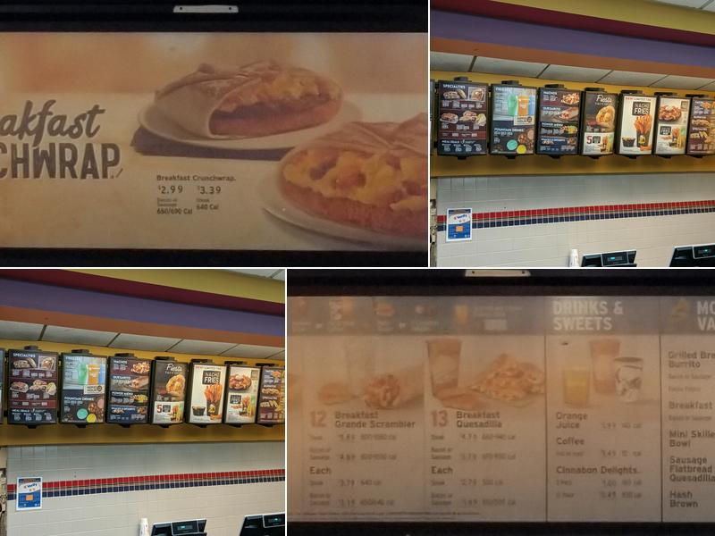Taco Bell Menu