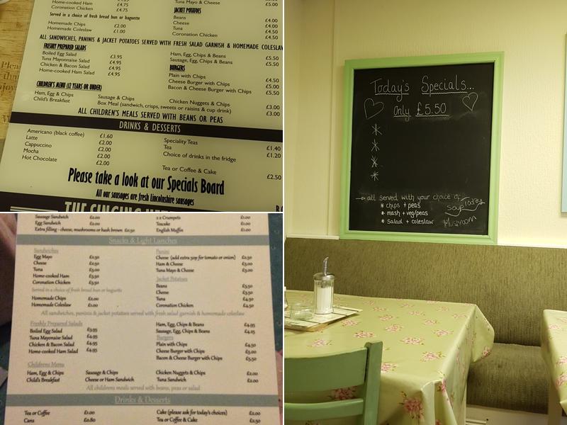 The Singing Kettle Cafe Menu