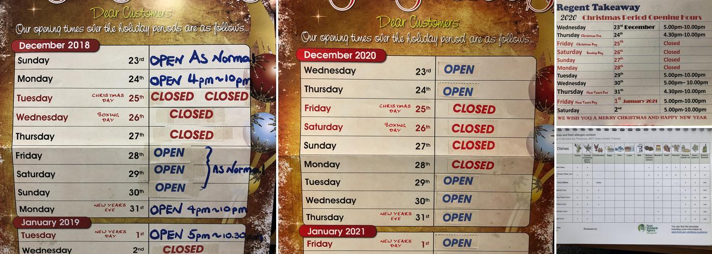 Regent Chinese Takeaway Ltd Menu