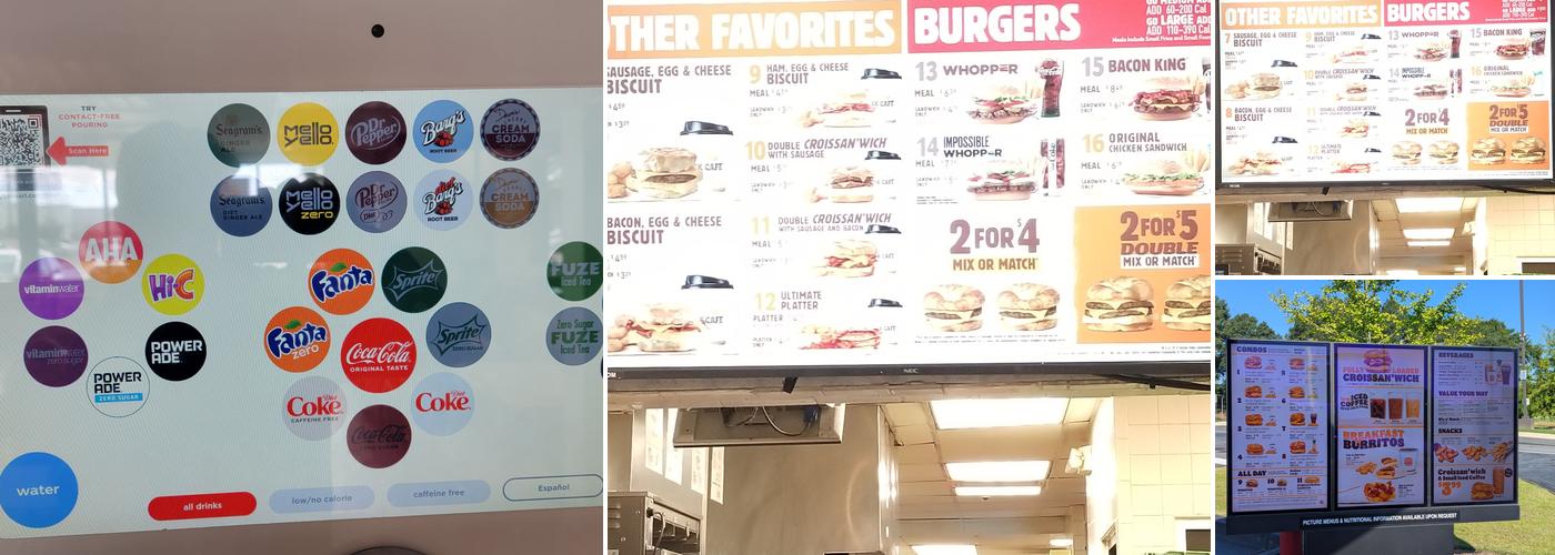 Burger King Menu