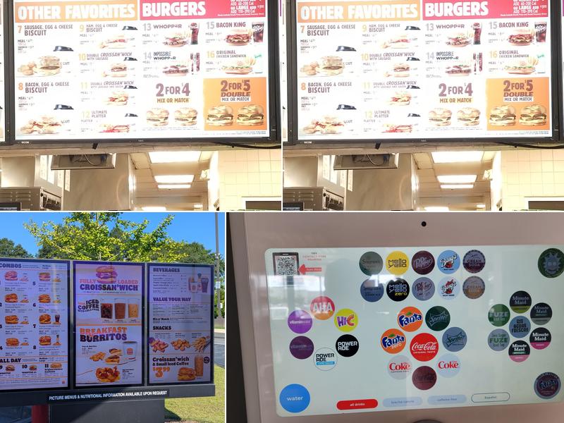 Burger King Menu