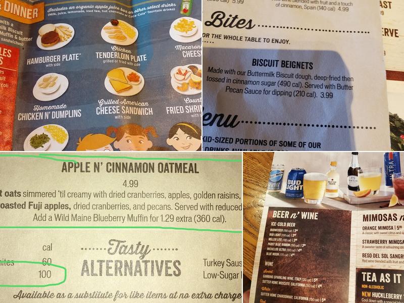 Cracker Barrel Old Country Store Menu