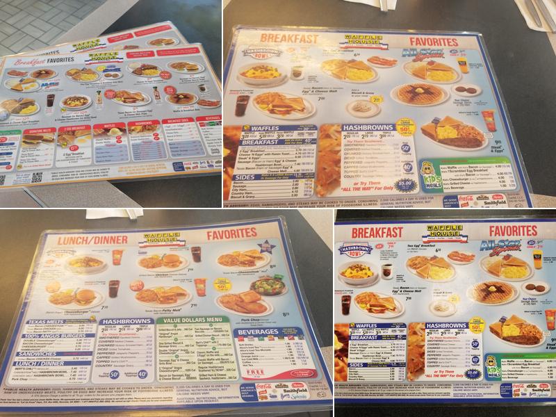 Waffle House Menu