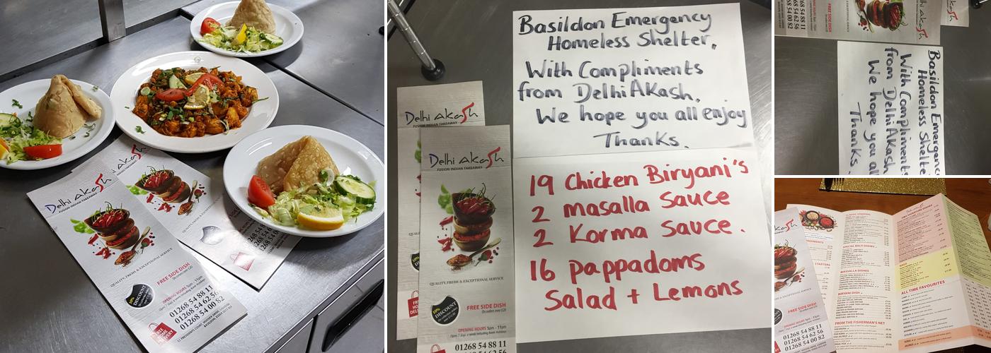Delhi Akash Indian Takeaway Menu