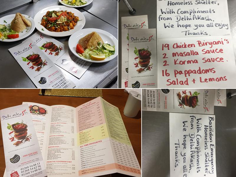 Delhi Akash Indian Takeaway Menu