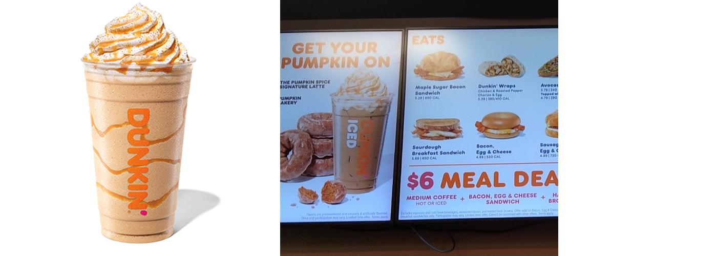 Dunkin' Menu