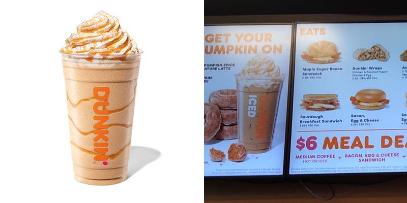 Dunkin' Menu