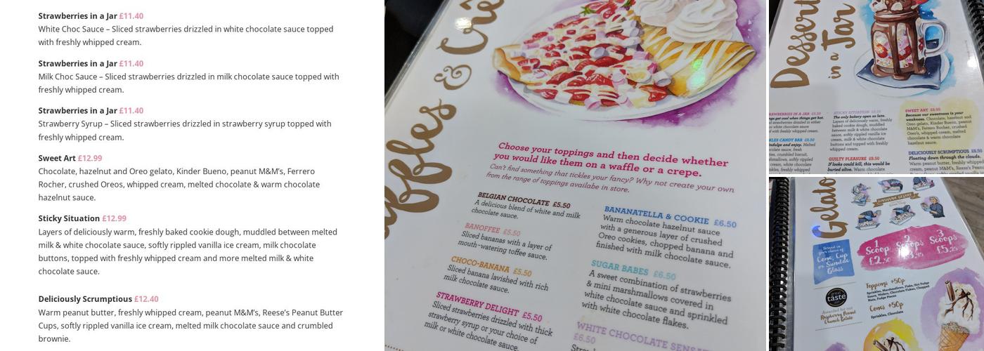 Sprinkles Desserts & Treats Menu