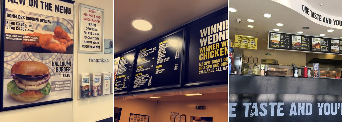 fishnchickn Shotgate Menu