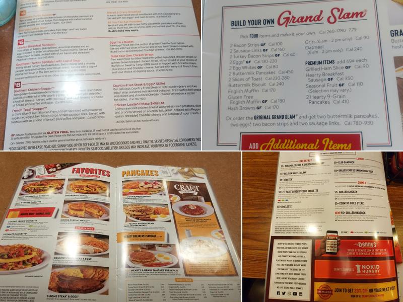 Denny's Menu